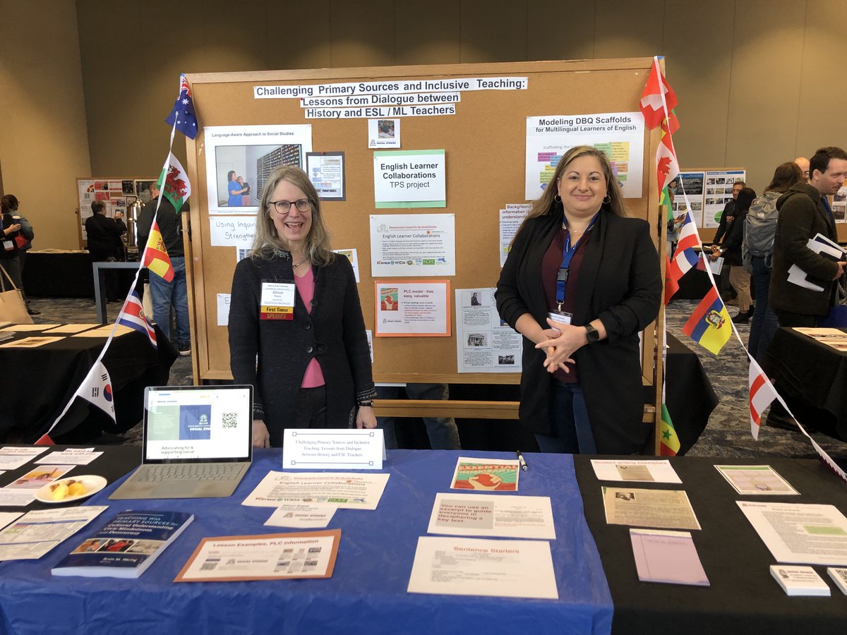 Alison Noyes, Emerging America and Kristen Tabacco, Lynn Public Schools share insights from a Dialogue Between History and ESL Teachers - National Council for History Education in Cleveland. emergingamerica.org/english-learne… @MHS1791 @MACouncilSocSt @NCSSNetwork @historyed @LearnWithCES