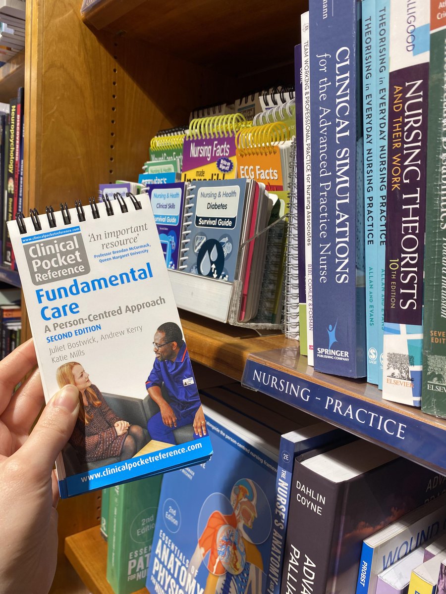 Our books aren't stocked in a lot of stores, but we love seeing them at our local Blackwell's in Oxford 🥰

You can find them at the Broad Street location in Central Oxford!  Do you wish they were stocked in more locations?

#Nurse #nurses #nurseresources #nursebook #studentnurse