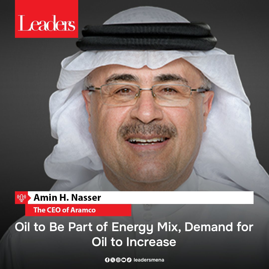 The CEO of #Aramco' remark at  Economic Events on X
#AramcoResults
For more information visit: leaders-mena.com/?p=45648
@aramco