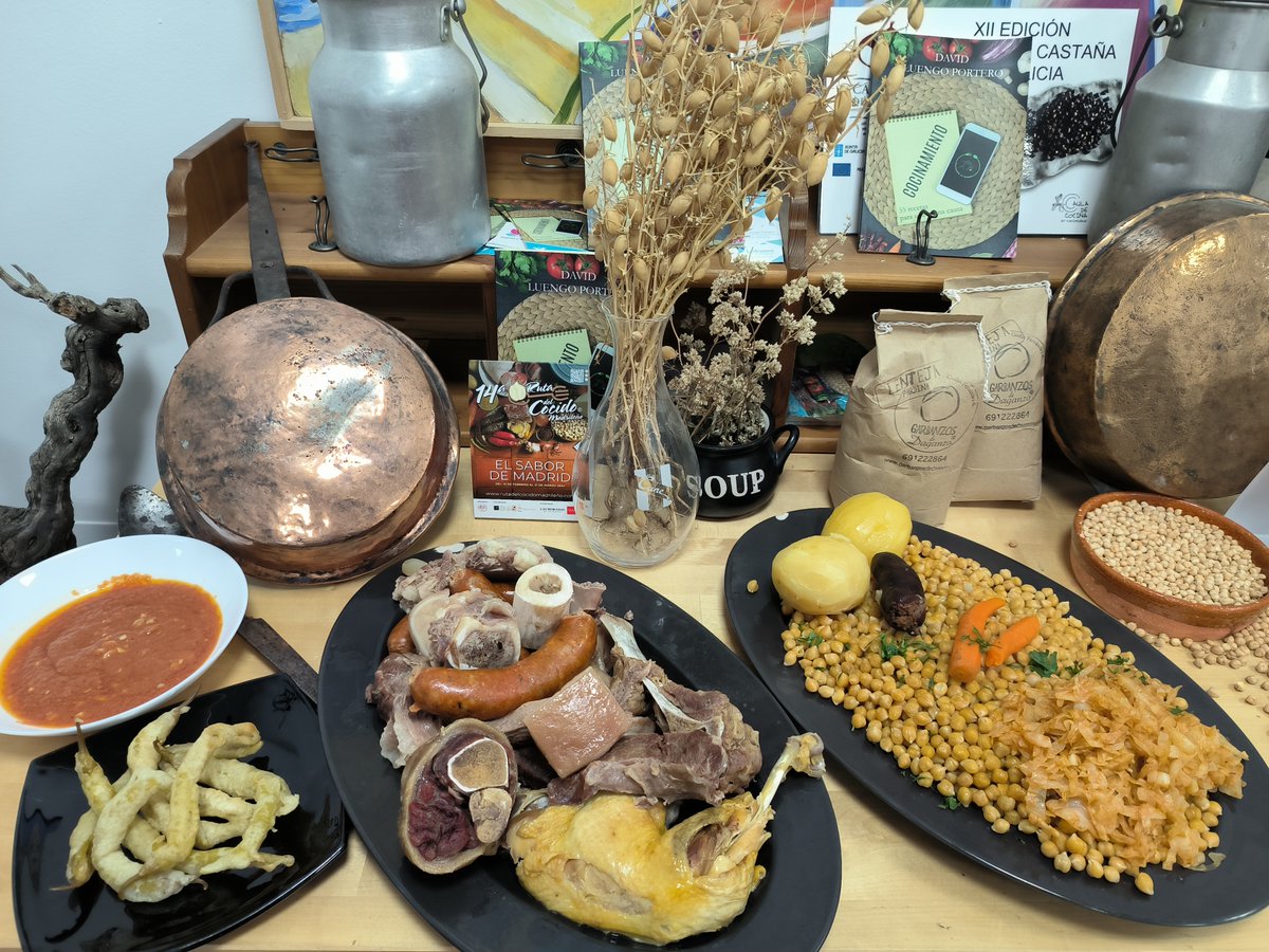 14ª Ruta del Cocido Madrileño
El plato más castizo
<a href="/rutadelcocido/">@RutaCocidoMadrileño</a> <a href="/HitCooking/">HITCOOKING</a>  #mdcocinaymas #rutadelcocidomadrileño #cocinandoenguadarrama <a href="/garbanzodaganzo/">Garbanzos de Daganzo</a> <a href="/MadridCalidad/">M Producto Certificado</a>