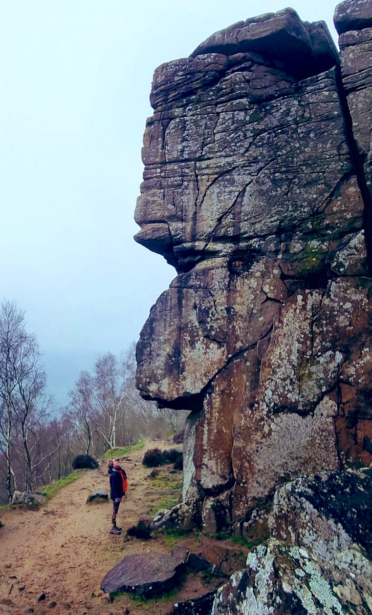 Hello old friend! Curbar rock face ♥️ #Derbyshire #peakdistrict #natureconnection #see #notice #appreciate #amazing #littlethings #simplepleasures #outdoors #getoutdoors #wellbeing @madederbyshire @greenmomentsuk @PeakDistrictNT @PeakDistrictNT @natparksengland @uknationalparks