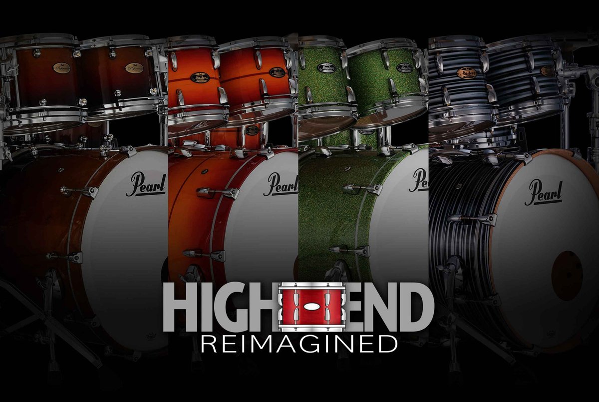 Rediscover the new Reference and Masters Series from our HIGH-END REIMAGINED launch... Reference One / Masters Maple Gum / Masters Maple / Masters Maple Pure pearldrum.com/products/what_…