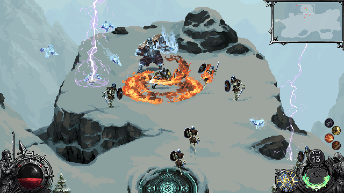 Here's a first look at a pixel art action-roguelike we're developing, Echoes of Ruin!
