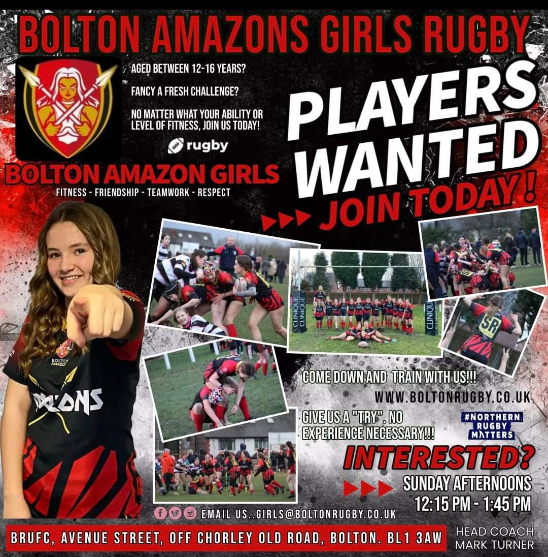 TillyAJR's tweet photo. @tsc_pedance @SaleSharksWomen For any girls that have really enjoyed playing rugby &amp; want the opportunity to play more, consider joining the girls at Bolton Rugby Club! @BoltonRUFC https://t.co/UQIyQh3XOD
