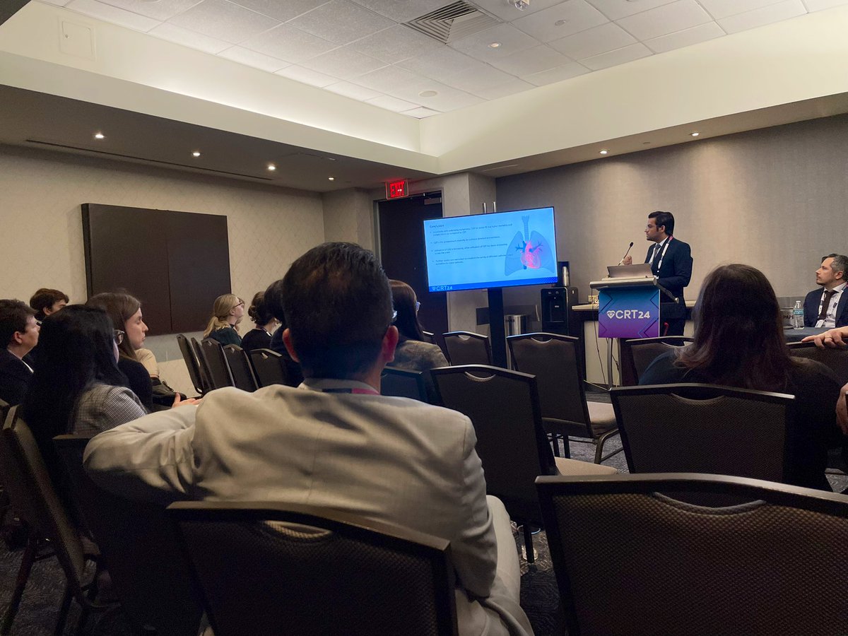 Ruey Hu, MD, MPH (@ruey_hu) on Twitter photo .<a href="/KumarManoj_MD/">Manoj Kumar, M.D.</a> <a href="/CookCtyHealth/">Cook County Health</a> presents his propensity matching study comparing catheter directed thrombosis vs catheter directed embolectomy in acute pulmonary embolism <a href="/CRT_meeting/">CRT Meeting</a> #CRT2024 .<a href="/KumarManoj_MD/">Manoj Kumar, M.D.</a> <a href="/CookCtyHealth/">Cook County Health</a> presents his propensity matching study comparing catheter directed thrombosis vs catheter directed embolectomy in acute pulmonary embolism <a href="/CRT_meeting/">CRT Meeting</a> #CRT2024