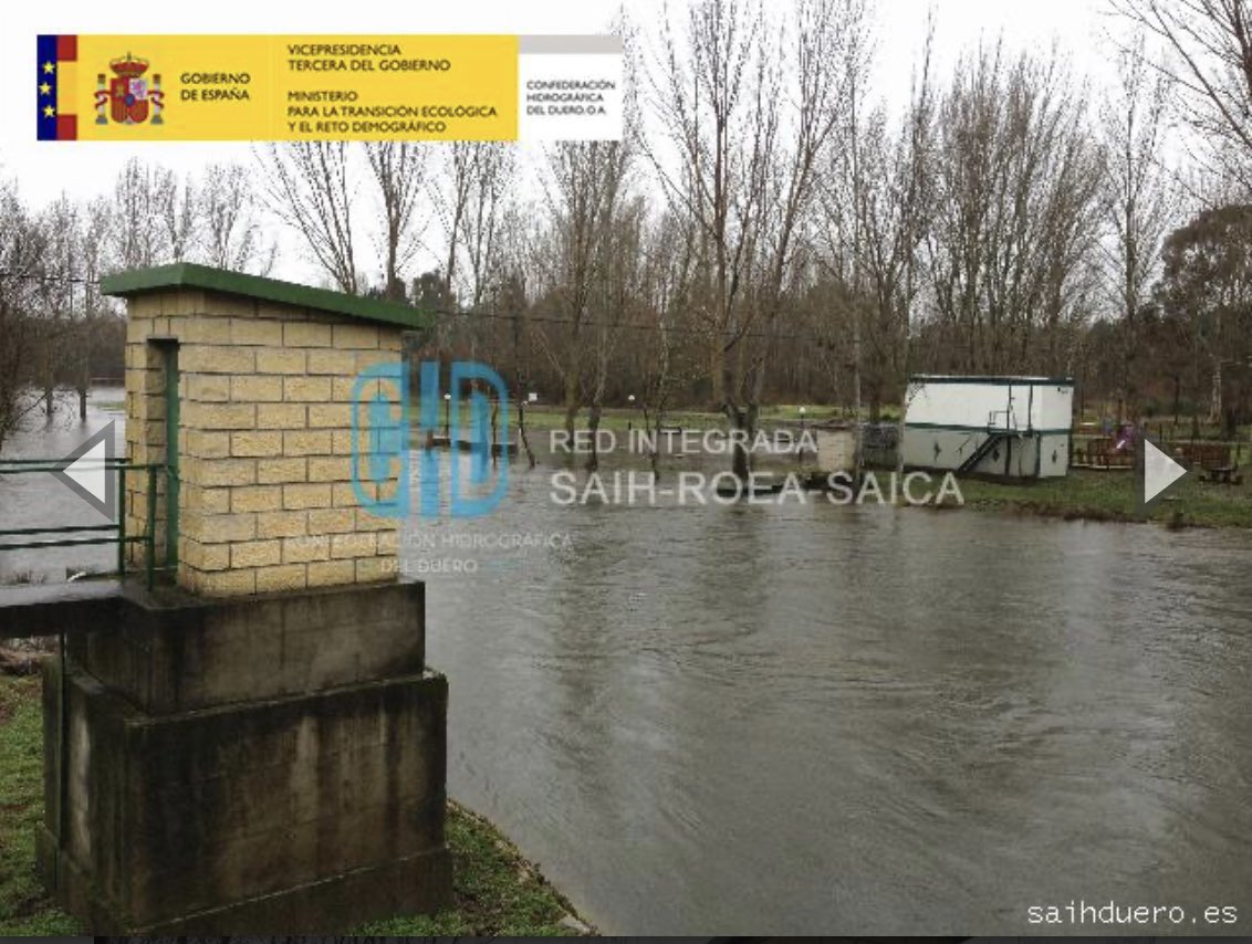 chd_duero's tweet photo. 10/03 20:15H
#ActualizaciónSAIH
👀En nivel 🟡los ríos:
📊#Arlanza (Pa), en #QuintanaDelPuente⬇️
📊#Esgueva (Va), en #ValladolidEsgueva↔️
📊#Pisuerga (Pa), en #Cordovilla⬇️
📊#Támega (Ou), en #Rabal↔️
👉Avisado @112cyl
⚠️Mucha precaución
👁️ https://t.co/EOetkySf4Q https://t.co/fDnxMvBoRA