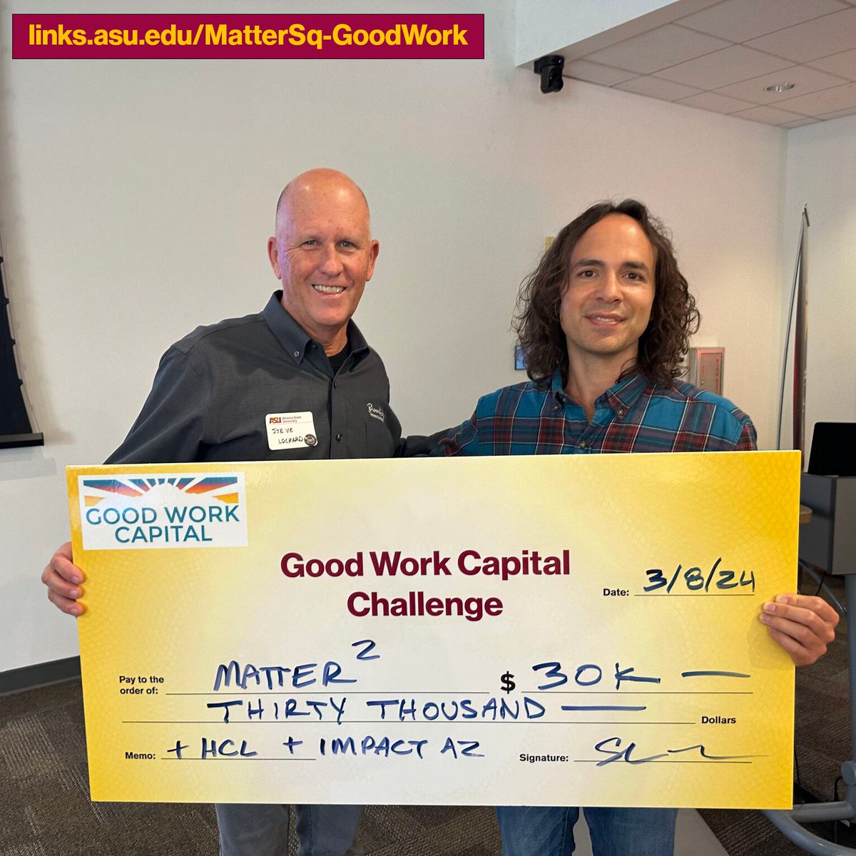 gameschoolasu's tweet image. We are delighted to share that Clinical Assistant Professor Seth Thorn’s tech startup, Matter Squared, was recently awarded $30 thousand dollars through ASU's Lab to Launch Venture Challenge!!!

Learn more: links.asu.edu/MatterSq-GoodW…

#1InInnovation #MusicEducation #MusicTechnology