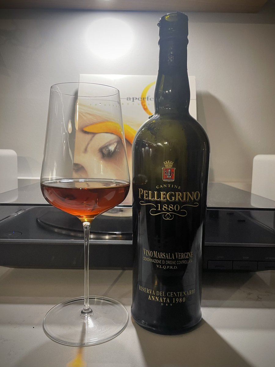 In anticipation of my upcoming fortified wine tasting at the @CorkWhiskeyFest in a couple weeks’ time, I thought it appropriate to indulge in this exquisite Marsala Vergine Riserva from 1980. Absolutely stunning wine with off-the-charts intensity and complexity