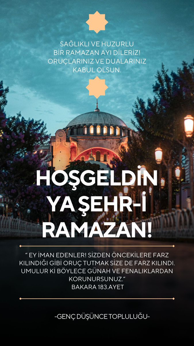 gencdusunceicu's tweet photo. Ey iman edenler! Sizden öncekilere farz kılındığı gibi oruç tutmak size de farz kılındı. Umulur ki böylece günah ve fenâlıklardan korunursunuz. 
Bakara/183 https://t.co/ESHW8O2TNx