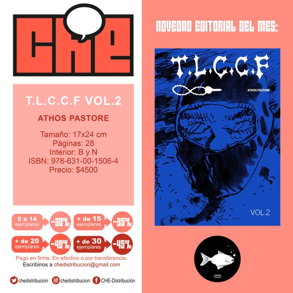 <a href="/DerivaEditorial/">Editorial Deriva</a> <a href="/HistorietaR/">Historieta Revólver</a> <a href="/LocoRabiaOK/">Loco Rabia</a> T.L.C.C.F. (Transitar La Ciudad Como Fantasmas) Vol. 2, por Athos Pastore. Famosos, homicidas y políticos, los únicos que no pueden vivir una vida normal: el joven al final del pasillo tampoco puede, pues sus padres lo han declarado un monstruo...