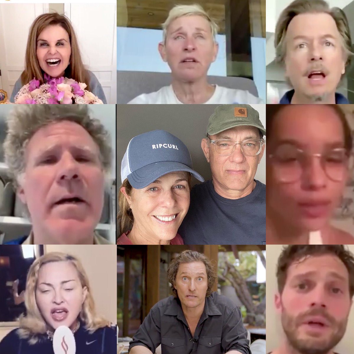 What do these celebrities that made ‘Covid’ videos in 2020 have in common?