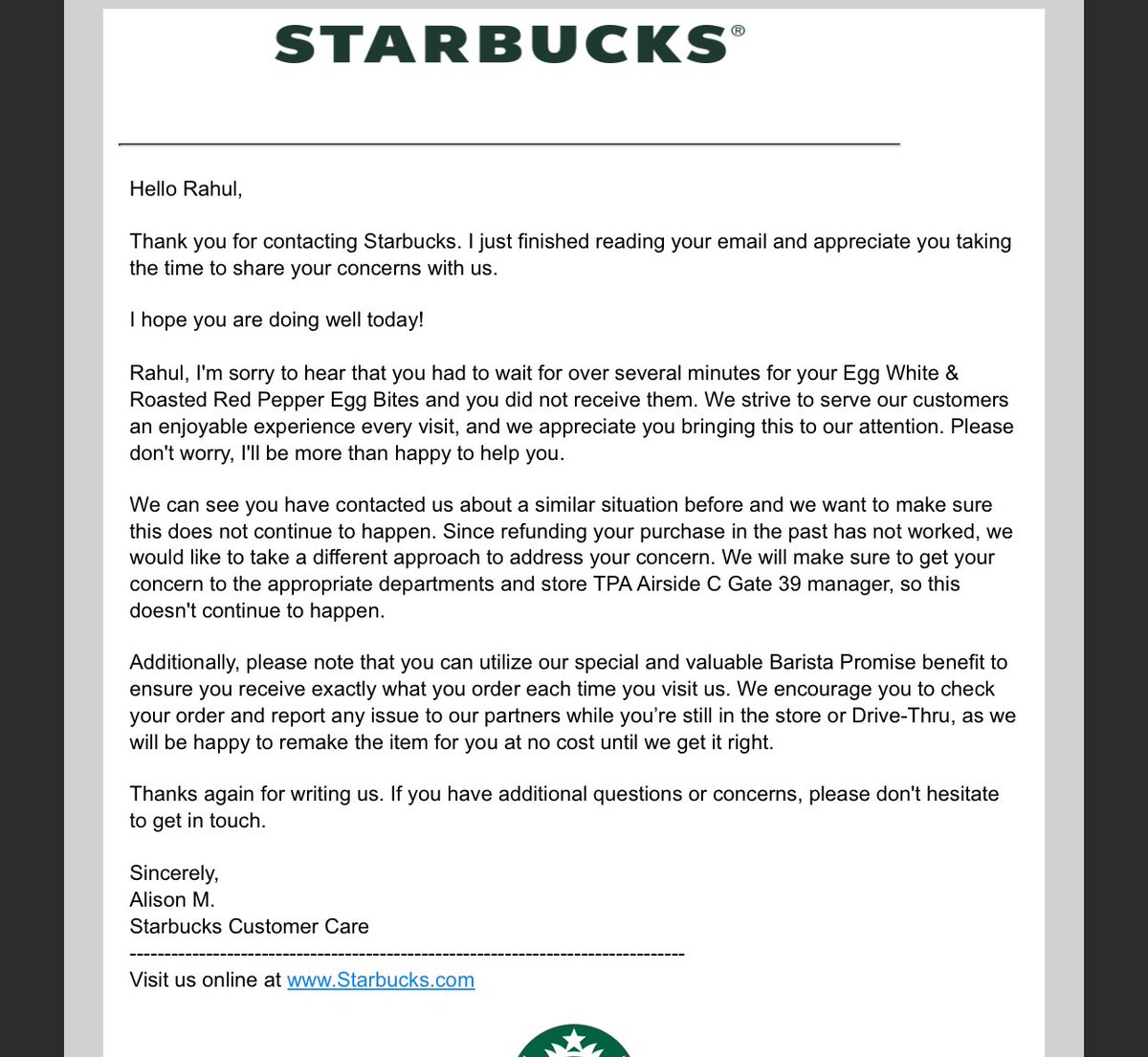 chronos2g's tweet photo. @Starbucks are you resorting to thievery? Refund me, you assholes!!! https://t.co/YyqXXFdmEz