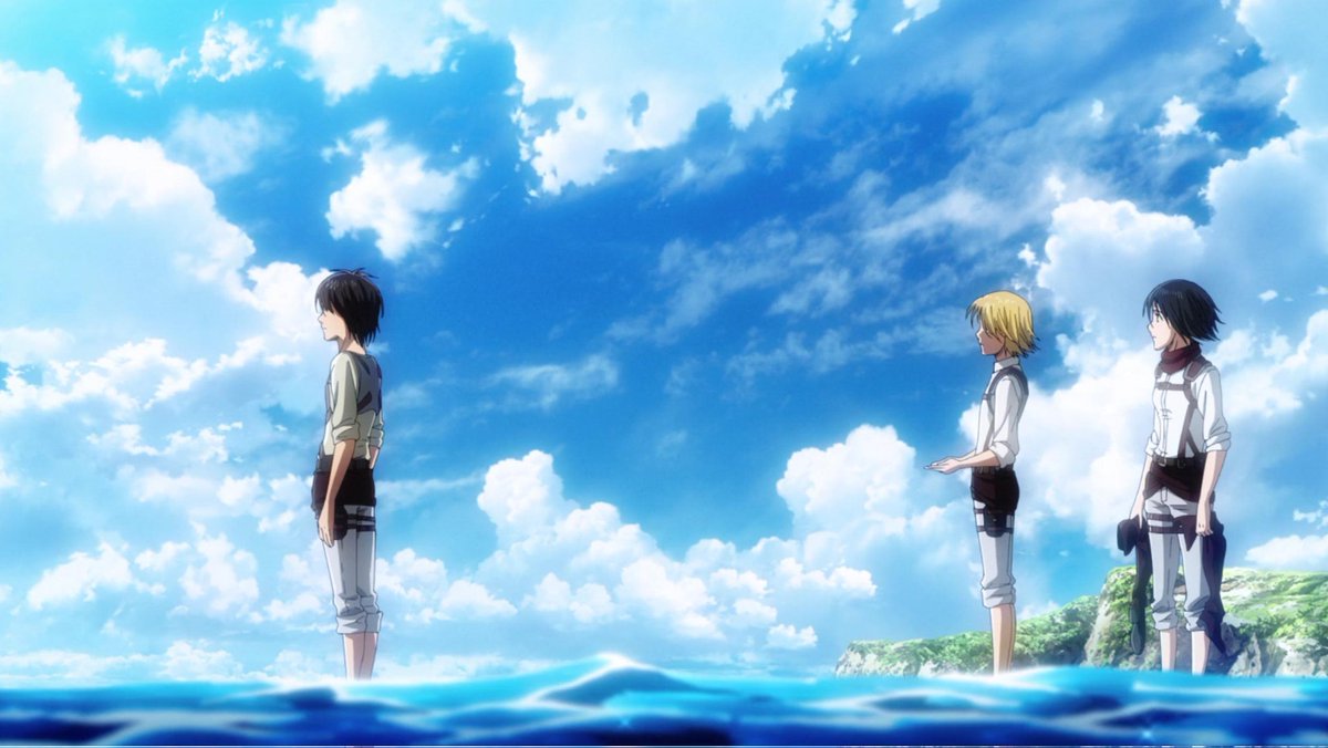 SaulsGoodmann's tweet photo. ATTACK ON TITAN: "UN MUNDO, CRUEL, PERO BELLO"

En este hilo quiero abarcar lo que ha significado ver este anime por primera vez, sin esperar nada de él y como se ha convertido en una de mis obras favoritas, sin duda una obra maestra, primer hilo de esta obra https://t.co/8iMLlzFFGY