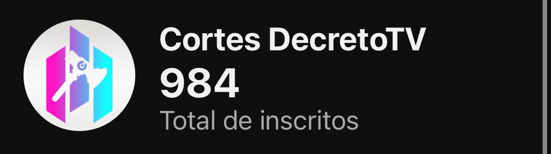 Guys será que conseguimos bater 1000 inscrições hoje ? 🔥🔥🔥

Faltam somente 16 pessoas 
Link do canal ❤️

youtube.com/@cortesdecreto…