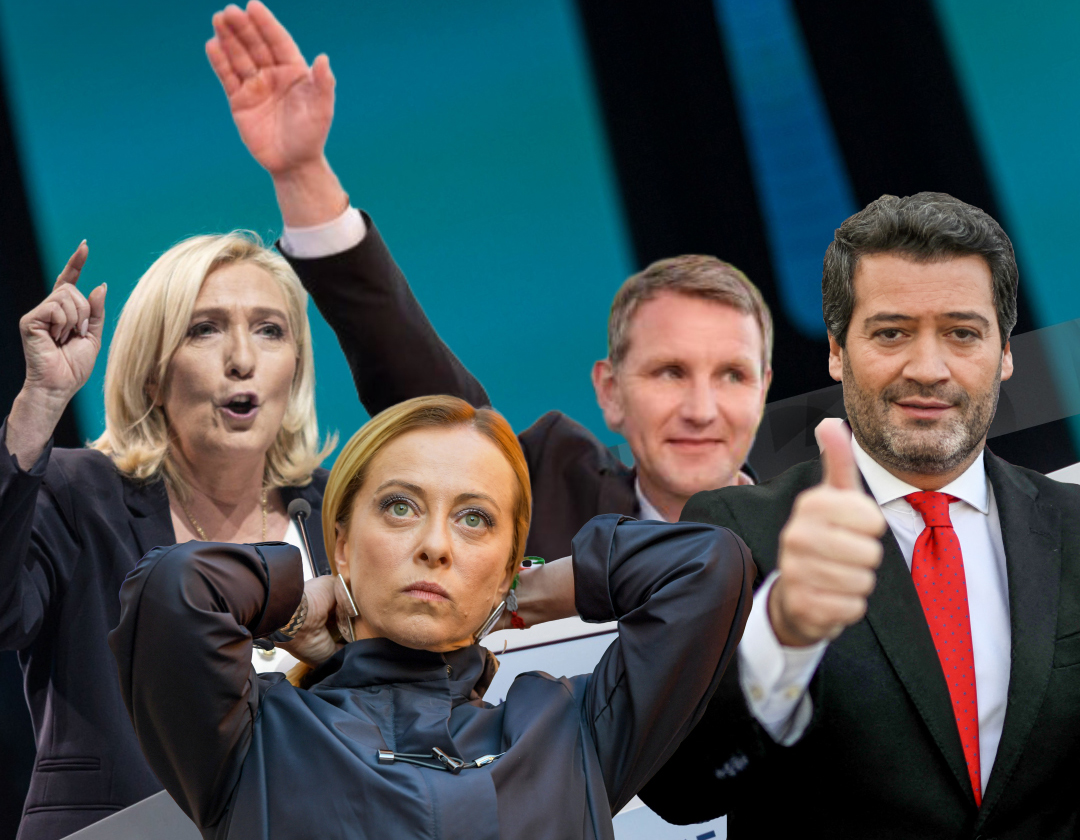 redstreamnet's tweet photo. Chega's win is the latest in the far-right takeover of Europe, following the Netherlands and expected right wing extremist gains in Austria &amp; Germany this year. But the mainstream is more focused on fictitious external threats than on the enemy to humanity within Europe. https://t.co/5YpGxKqwXs