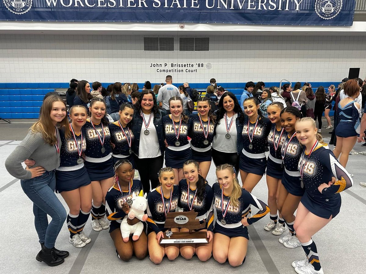 #Congratulations to our cheerleaders and coaches! 2nd Place winners at the Division 1 State Competition. #GryphonProud! #GLTHS