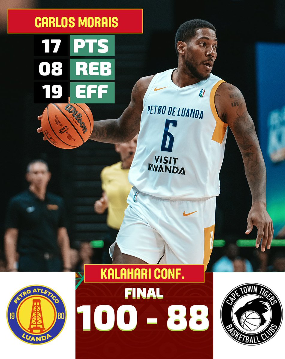 Familiar faces at #theBAL! 🇦🇴 @kam6ras shines ✨ as he hits 5 threes to give @petro_de_luanda the win! 💪 #AfroBasket