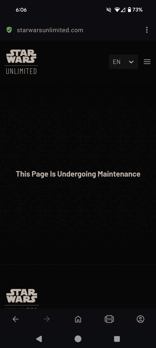 jmatt110's tweet photo. @UnlimitedFFG Any ETA on when the website will be back up? It's been down for days now outside of the US. https://t.co/8xTxdYuuKV