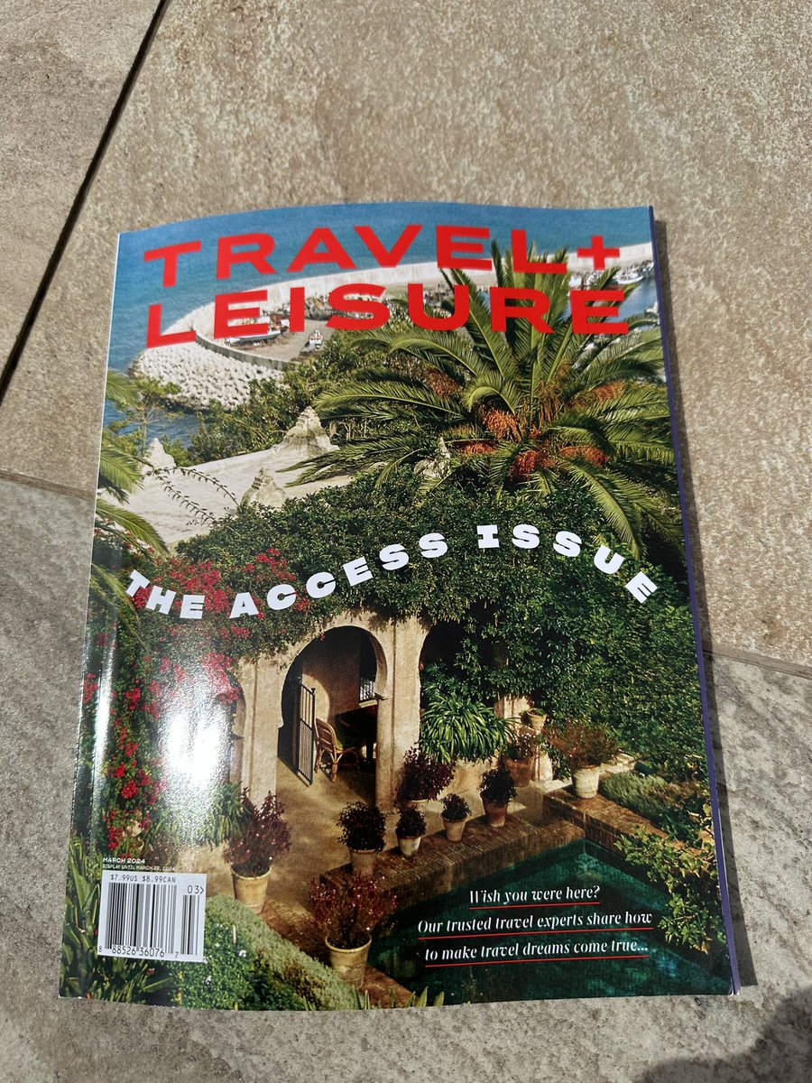 Well, this missed the mark! Not a single tidbit about accessibility for anyone with any disability whatsoever, not even in “special interest” section #travel #accessislove #travelandleisure #jacquigiff #samanthafalewee #dennylee #celiac #DisabilityInclusion #DisabilityTwitter