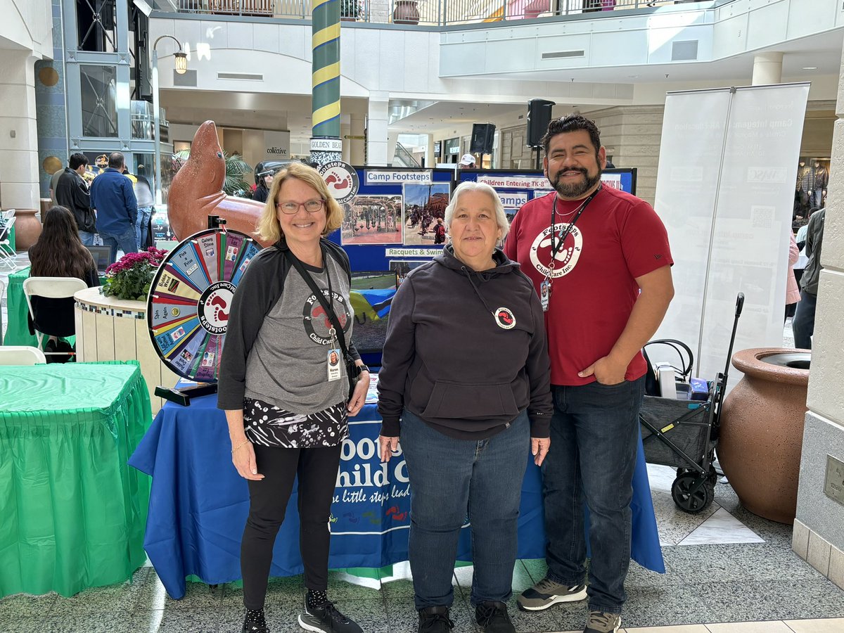 Footsteps is at the summer camp expo at Hillsdale Mall.