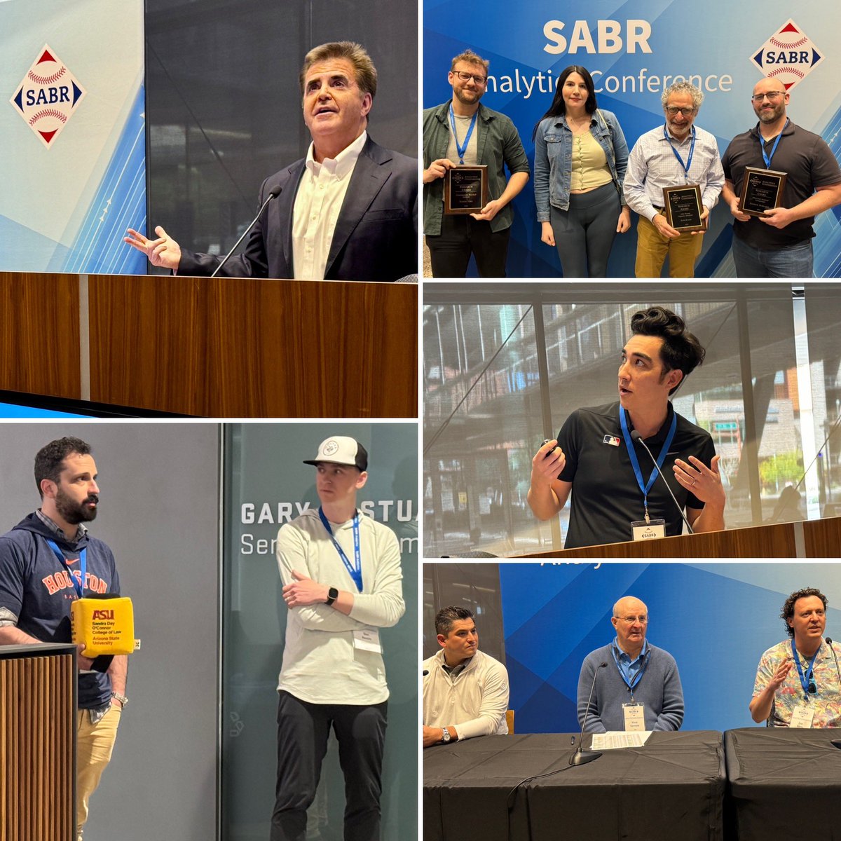 That’s a wrap here at @ASUCollegeOfLaw in Phoenix! Thanks to all of our panelists, presenters, attendees, and partners for a terrific #SABRanalytics Conference! Check out photos and highlights from all 3 days soon at sabr.org/analytics
