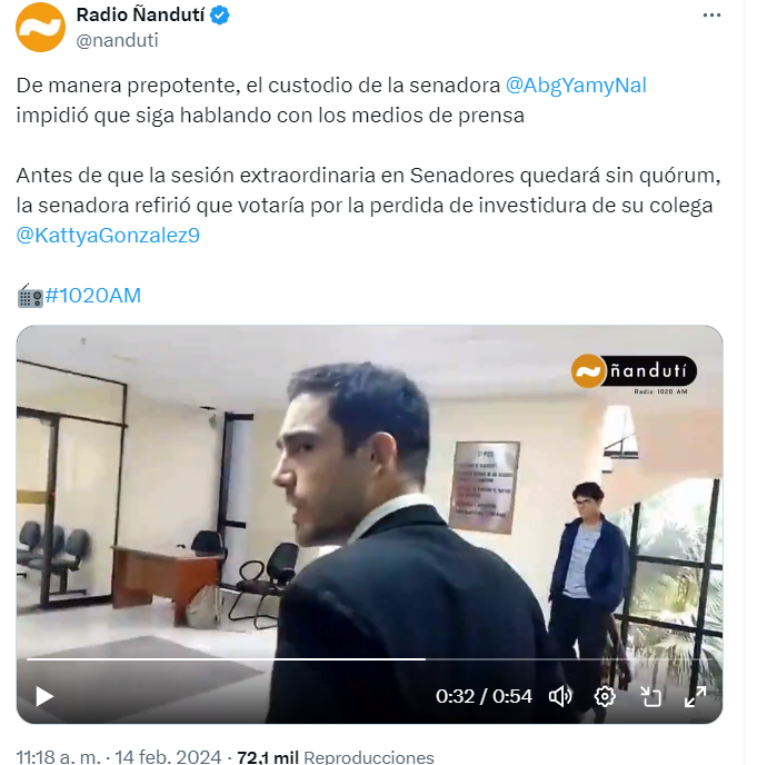 aisman6's tweet photo. Hola @chilitapy ¿Cómo andas? 

Veo que volviste a agredir a un periodista, ya lo hiciste antes. No solo eso, le tratas con prepotencia. 

Veo que trabajas en el Senado @SenadoresPy, ustedes tienen un código de ética.

Ya que estamos, tengo varias preguntas para vos. https://t.co/zOH6OQWgHC