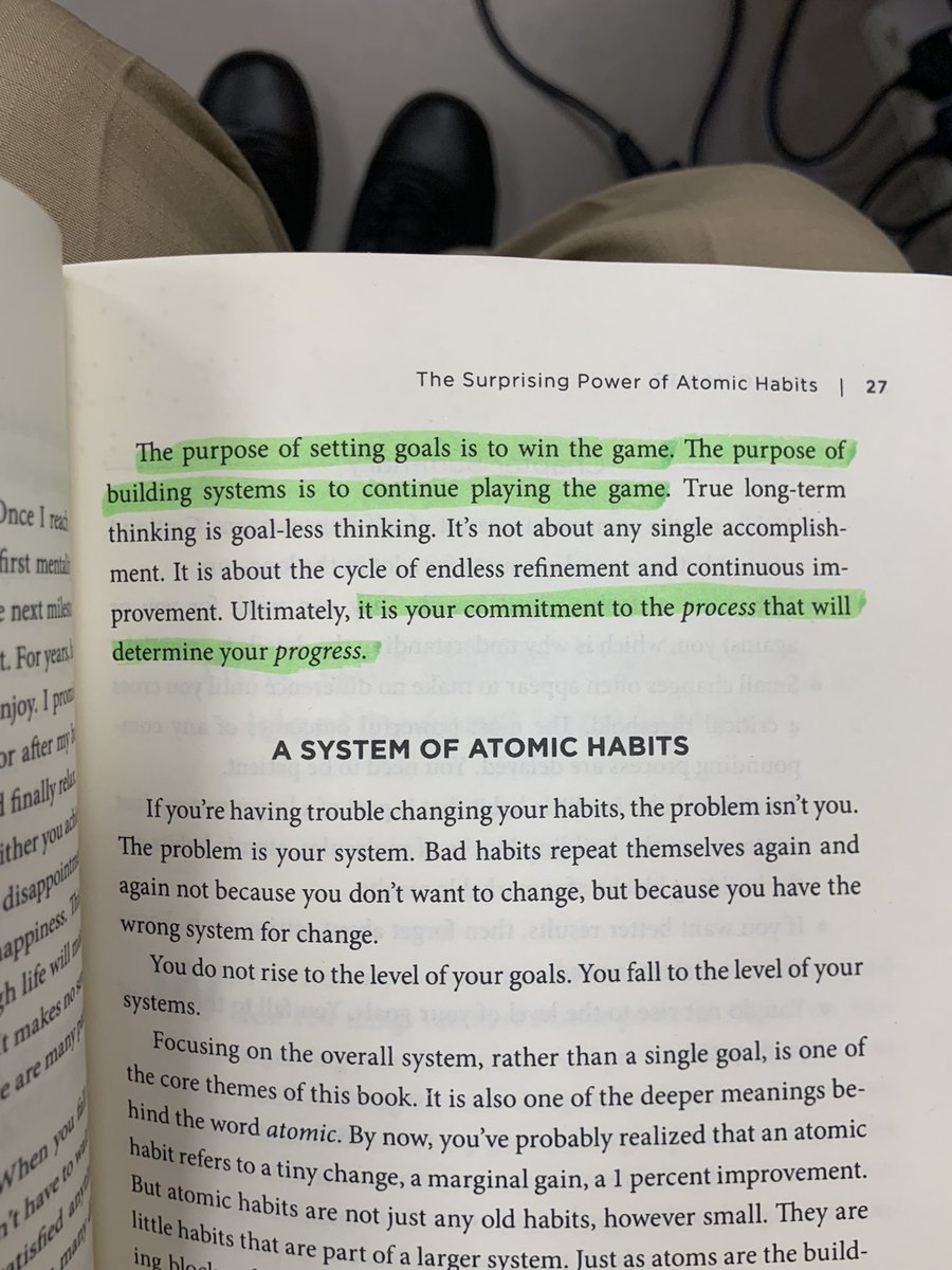 heroicJesse's tweet photo. @JamesClear Great book, great lesson’s ❤️ https://t.co/y3QUexvJG0