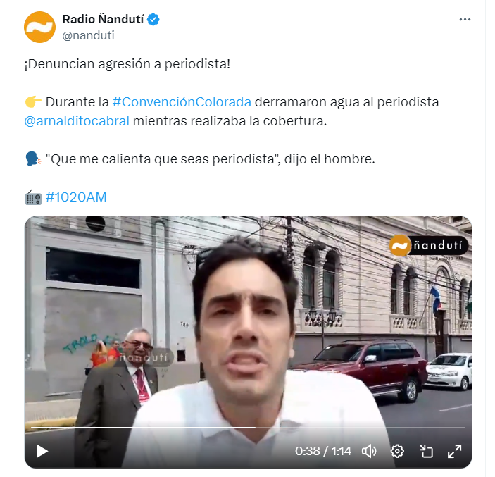aisman6's tweet photo. Hola @chilitapy ¿Cómo andas? 

Veo que volviste a agredir a un periodista, ya lo hiciste antes. No solo eso, le tratas con prepotencia. 

Veo que trabajas en el Senado @SenadoresPy, ustedes tienen un código de ética.

Ya que estamos, tengo varias preguntas para vos. https://t.co/zOH6OQWgHC