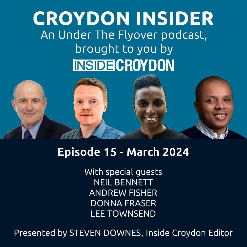 Coming up for paid subscribers via @SpotifyUK here: open.spotify.com/show/5cpU3AeQM… or on our Patreon page, our latest Croydon Insider!
