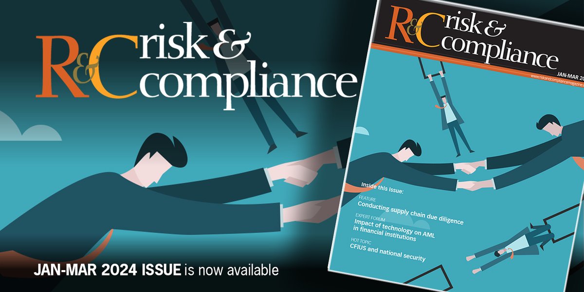 Our Jan-Mar 2024 issue of Risk & Compliance magazine presents features on transforming GR and conducting supply chain due diligence. See the full list of contents here: tinyurl.com/cwv2wm4w 

#riskandcompliance