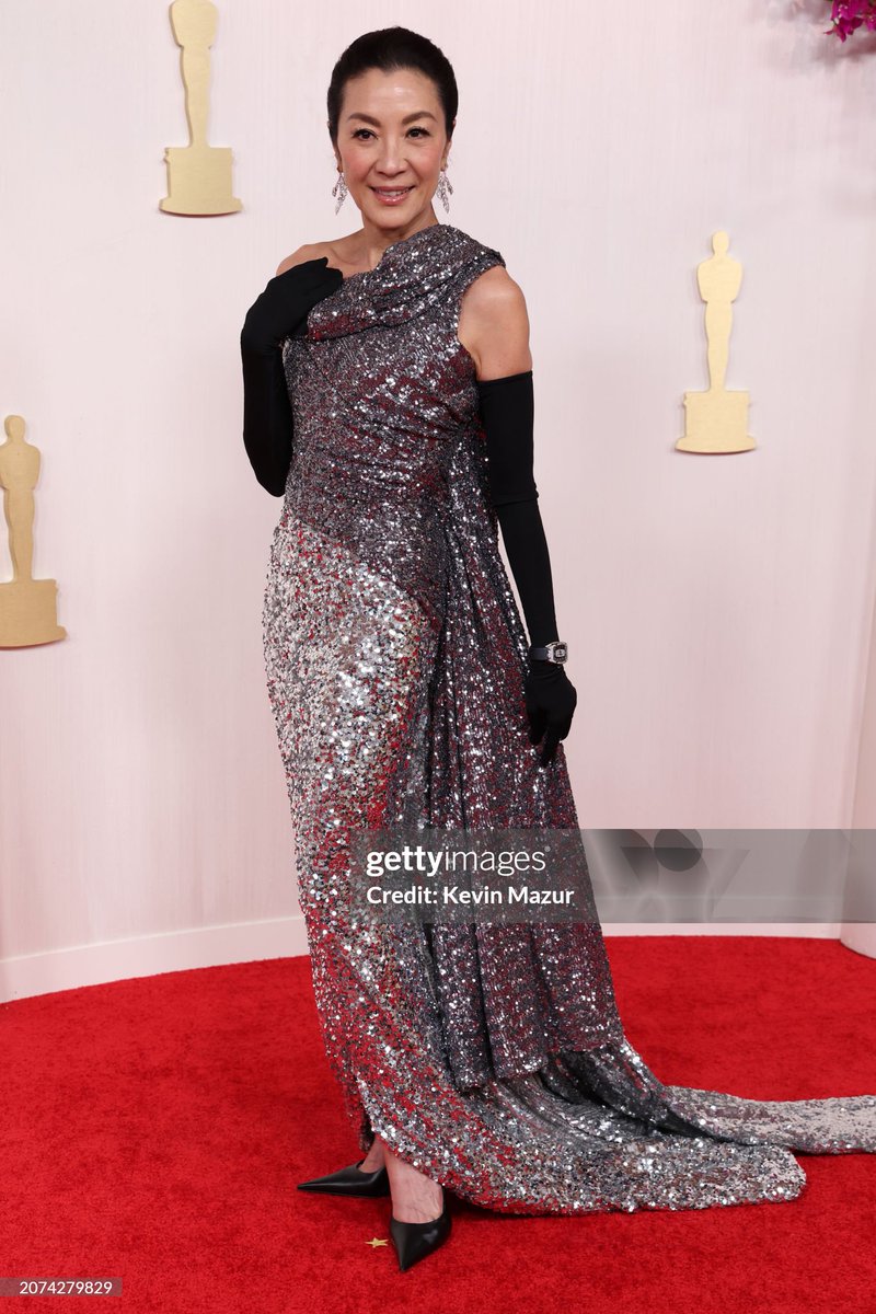 Michelle Yeoh looking like a winner again this year #Oscars