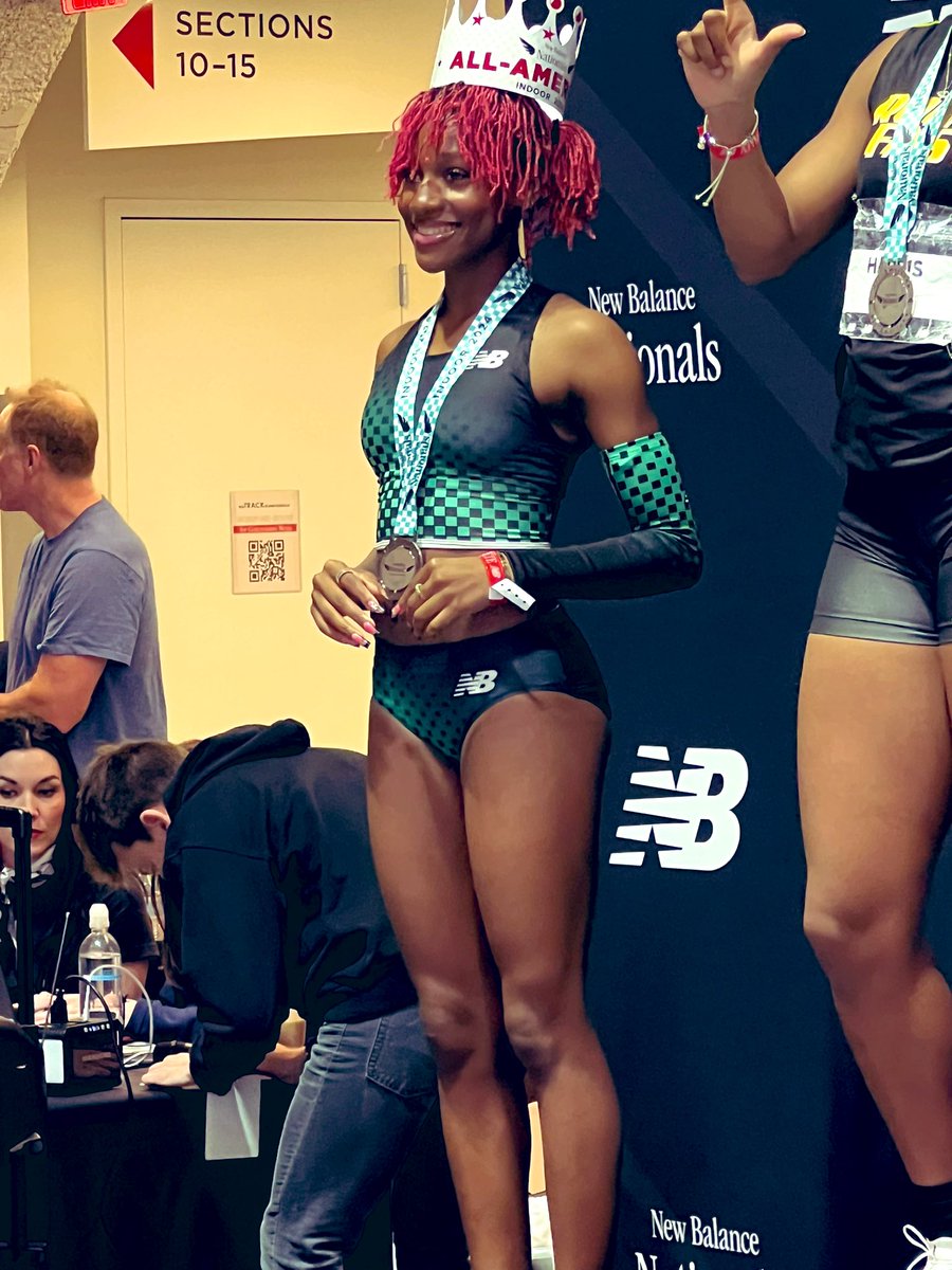 CoachNikeSpain's tweet photo. God Is Good❕Proud is an understatement. I am overly proud of my kid. She works her ass OFF. We are so Thankful for this opportunity for Kyn to display what God has given her. She’s placed 5th overall & now an #AllAmerican 🙌🏾‼️ #JrSnz #SheHere #AllAmerican #KynSpain #ProudMom https://t.co/iTrdxHK1FM