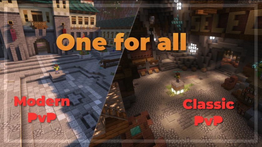 TimoliaTeam's tweet photo. 1vs1 2.0: One for all⚔️

Entscheidet euch beim Join zwischen 2 Combat-Systemen:
Classic - das gute alte 1.8 Kampfsystem
Modern - das neueste Minecraft Kampfsystem

Außerdem: Menüs und Commands aktualisiert, alle alten Kits spielbar und neue Queue. Wir empfehlen /duel <Name>😉 https://t.co/BkgrQnCOdU