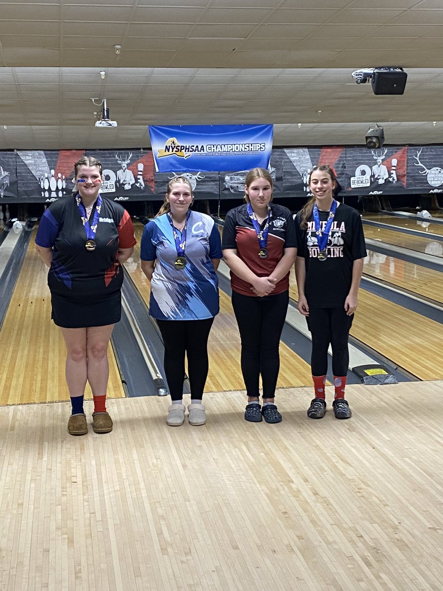 Congratulations to Bridget Cake from N. Tonawanda on finishing with the third high game at the NYS championships.