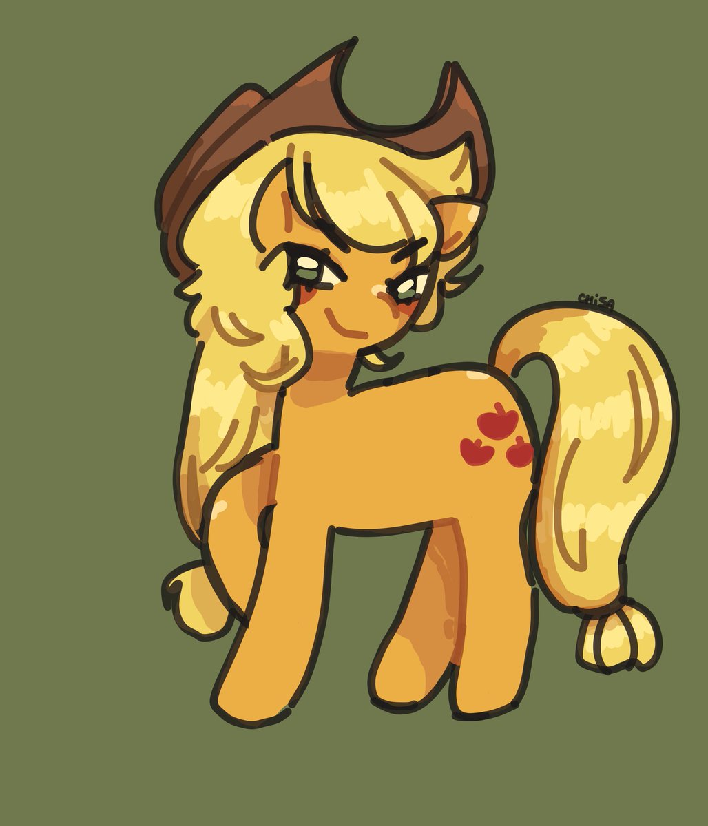 ChisaDraw's tweet photo. Pony training https://t.co/rJXSvN60gr