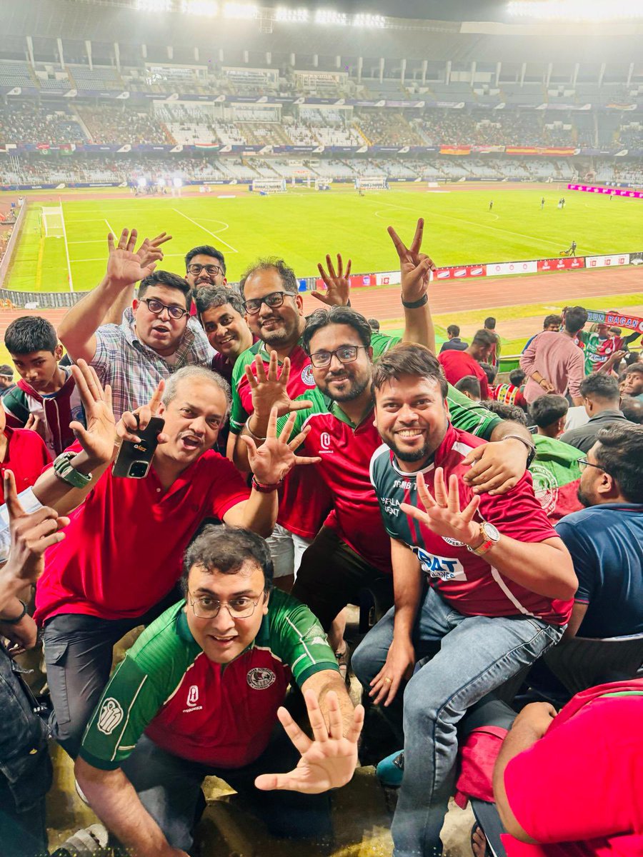 We were there today. 💚♥️ Joy Mohunbagan 💚♥️