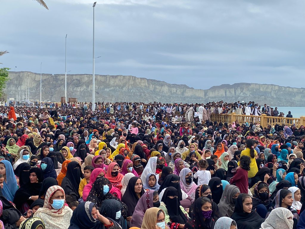 MahrangBaloch_'s tweet photo. I offer sincere gratitude to the participants of today’s awareness session for their contribution. where we discovered the actual living conditions of the people of Gwadar. 
Special thanks to Hafeez Baloch and Abira Ashfaq, who traveled from afar to join this awareness session. Their commitment and dedication to the indigenous peoples is remarkable. I thank the other panelists, K.B. Firak and Sadia Baloch, who enlightened us about the lives of the people of Gwadar.

The participants of the interactive session of indigenous people are the very true faces and representatives of the people of Gwadar. They taught us the most powerful and true lessons from their living experiences. Their sufferings and grief are beyond imagination. 

We are indeed indebted to these brave characters of our society: Javed Hayat Baloch, Allah Baksh Haleef, Doli Baig, and Massi Begum. And thanks to all who joined this session.