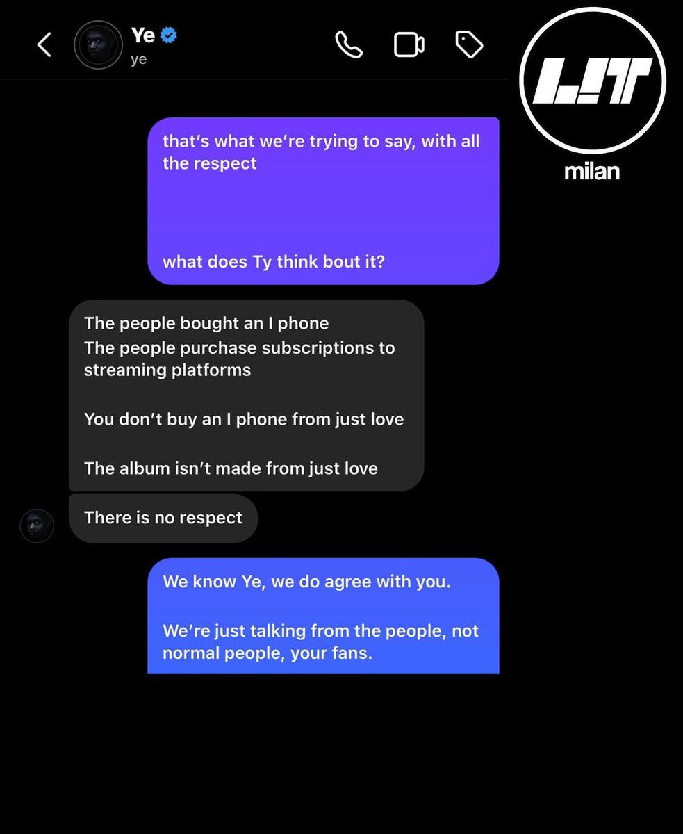 TayceTalksMusic's tweet photo. Kanye West’s Full Reason For Not Releasing “VULTURES 2” On Streaming Services💔

Thoughts 💭 https://t.co/sOqcZPQOqc