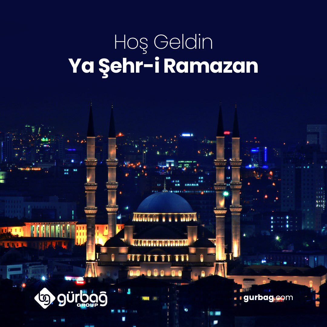 Hoş Geldin On Bir Ayın Sultanı Ya Şehr-i Ramazan Ramazan ayının manevi güzellikleriyle tüm insanlığa sağlık, bereket ve huzur getirmesini dileriz. #gürbağgroup #ramazanbaşlangıcı