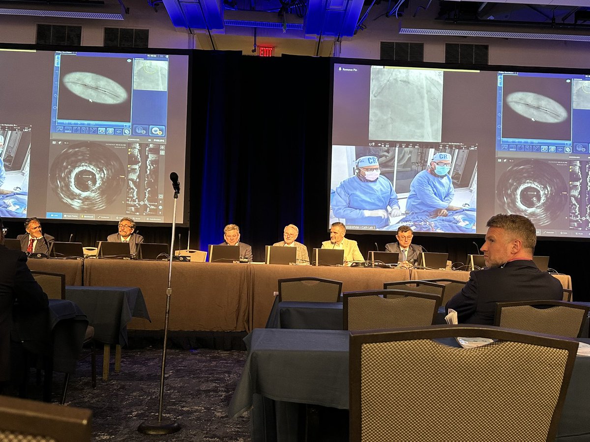 Great Live Case @HeartPlano @kalazizimd @potluri70 @bswhealth at #CRT2024 - even getting @Antocol17 to consider #IVL first instead of Rota!