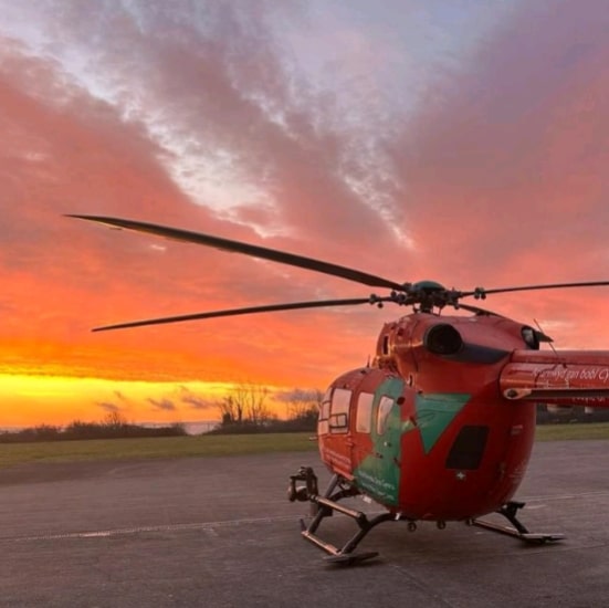 One more sleep <a href="/air_ambulance/">Wales Air Ambulance Charity</a> team! See you in the morning  #airambulance #charity #lifesaving #emrts image: view from the crew <a href="/Steven_Stokes/">Steven Stokes</a> <a href="/sianyontheradio/">Siany</a> <a href="/markrally/">Mark James 🏴󠁧󠁢󠁷󠁬󠁳󠁿🚑🚁🏎️</a>