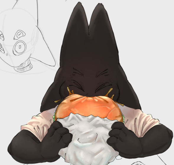 dragocas's tweet photo. Burger doodle https://t.co/V2Efe6Dv41