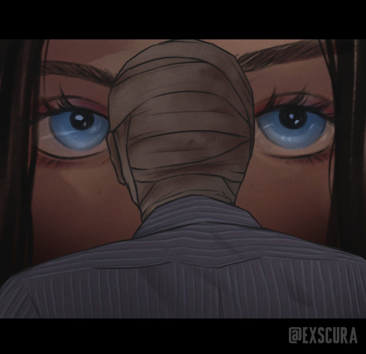 Exscura's tweet photo. Finished an old TEW wip from 6 months ago
#TheEvilWithin #サイコブレイク #PsychoBreak https://t.co/O5j183vGMF