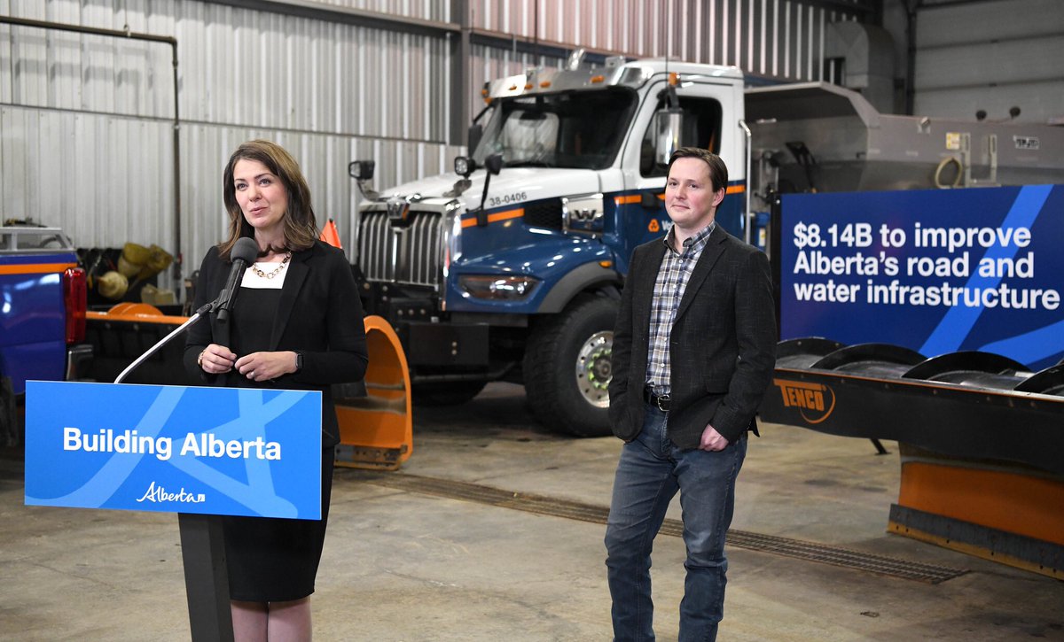 Albertans need safe and efficient roads, highways, and bridges. They need new and upgraded water infrastructure. They need more so they can do more, and we will provide it through this year’s budget. 

We are investing in the public services and the transportation networks that