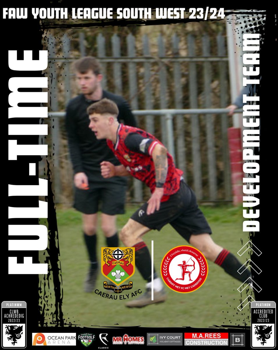 CaerauElyFC's tweet photo. A strong first half display from our Development Team was enough to secure 3 points against @CardiffMetFC 
An entertaining contest with us coming out on top at the end of the 90 minutes!
#youngguns #whereyoubelong https://t.co/odFSPzKbcZ