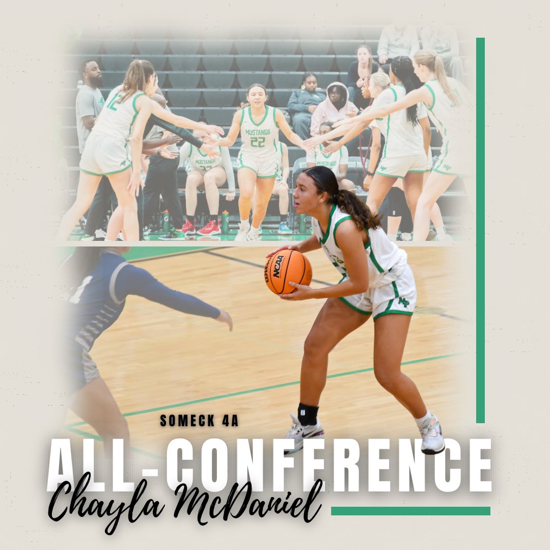 MyersParkWBB's tweet photo. Congratulations ‘25 Chayla McDaniel  
on making the 2023-2024 SoMeck 4A All Conference Team. 

@chaylamcdaniel https://t.co/7OIoyrNqmU