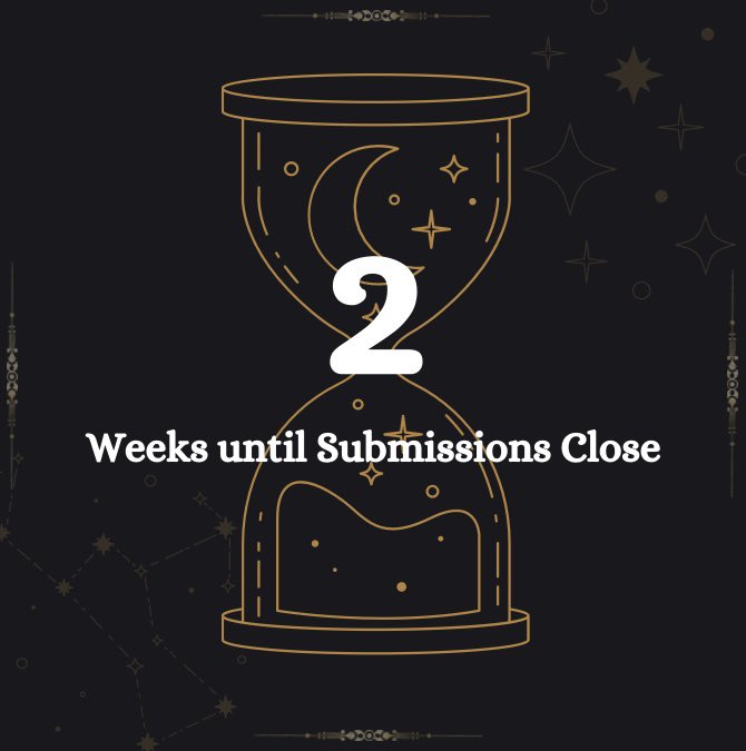 There are now officially only 2 weeks left until submissions close! Have you submitted yet? 👀✨

If you would like your work to be part of Book 2, get writing! ✍️ We can’t wait to see your personal interpretations of ‘light and dark’. 

🕯️🐉

#indiepress #submissioncall #fantasy