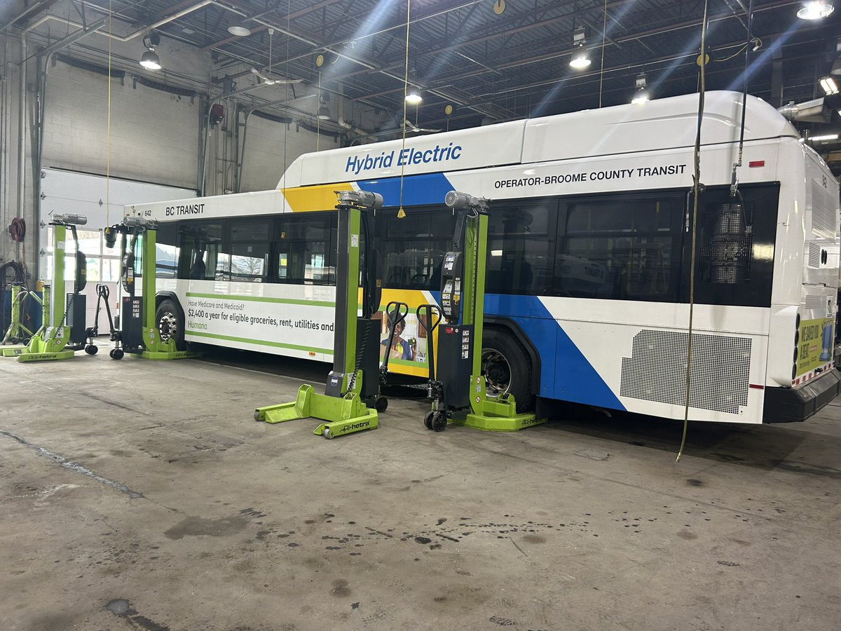BroomeEmergency's tweet photo. This past week members of the Emergency Services Team met with Broome County Transit to discuss electric buses and continuity of operations planning! #BCOES #EmergencyServices https://t.co/SQcsFbHbZY