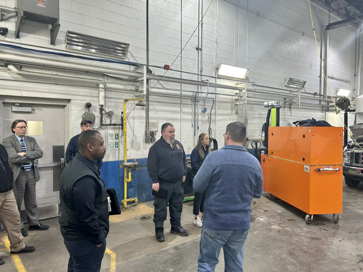 This past week members of the Emergency Services Team met with Broome County Transit to discuss electric buses and continuity of operations planning! #BCOES #EmergencyServices