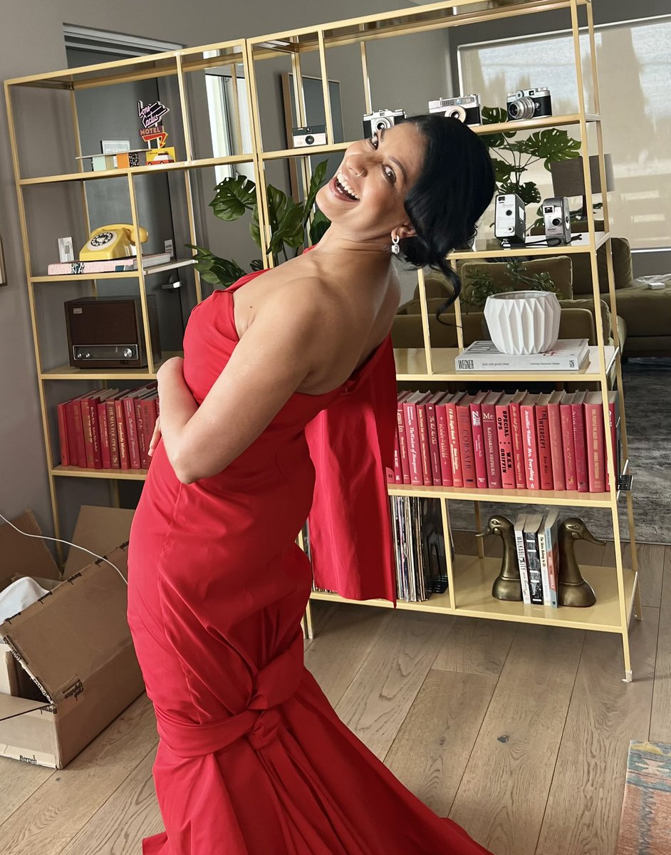 See you soon, #Oscars2024 - <a href="/NishaPahuja/">Nisha Pahuja</a> is on her way! 
📸 <a href="/monanyhk/">Mona Sinha</a>